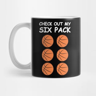 Check Out My Six Pack - Basketball Balls Mug